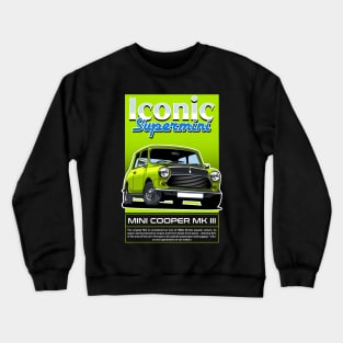 Iconic Cooper British Car Crewneck Sweatshirt